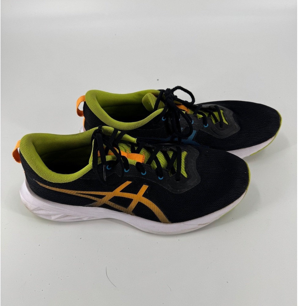 ASICS Gel-Contend 8 Black Neon Orange Blue Athletic Running Shoes Men 13